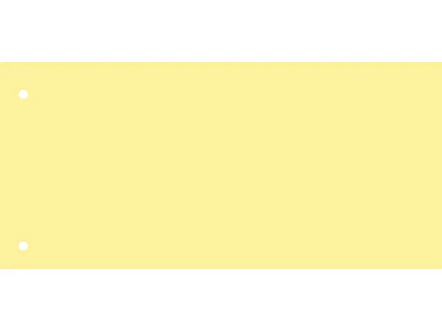 Scheidingsstrook Qbasic 240x105mm 50 stuks geel