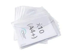 documentenmappen A4+ transparant 10 stuks