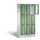 Lockerkast 1800x900x500mm 3x3 vakken Cilinderslot, Sokkel, RAL6011