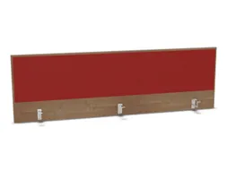opzetpaneel,v. bureau,aanbouw achter,B 1800mm,NT-cherry,BN4011-rood
