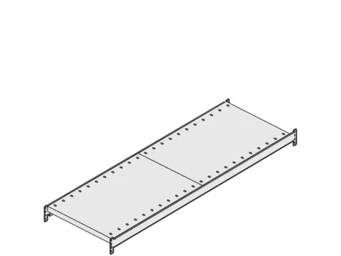 legbord,v. breedvakstelling,BxD 2000x600mm,vakl. 350kg,ingelegd