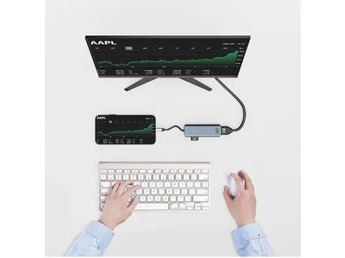Adapter ACT USB-C 4K multiport voor 2 HDMI monitoren