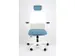 Chaise de bureau Linea Tekna White 01/PT bleu clair/blanc