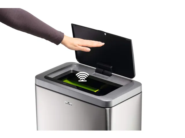 Afvalbak met sensor NO TOUCH DUO 2x20L