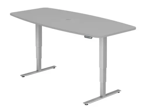 In hoogte verstelbare vergadertafel,HxBxD 635-1285x2200x1030mm