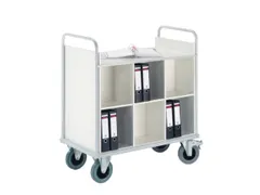 Dossierwagen 200kg 1230x1100x650mm 2x6 Vakken