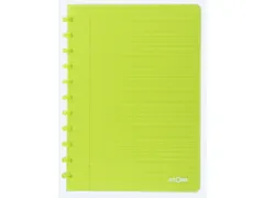 Spiraal schrift A4 72 vel gelijnd kaft in PP assorti