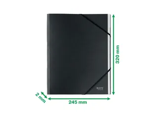 Sorteermap Leitz Recycle 6 tabs karton zwart - 4