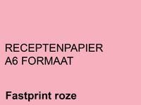Receptpapier Fastprint A6 80 Gram Roze 2000vel