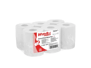 WypAll 7404 poetsdoek L10 Airflex combirol 1-laags wit - 1