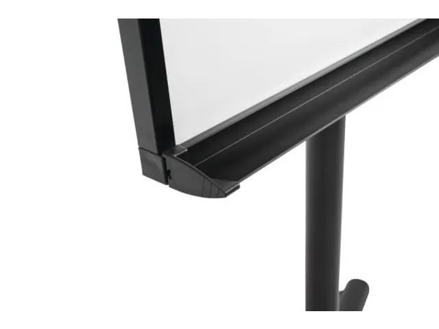 Flipchart Magnetisch Met 5 Wielen 100x70cm Zwart