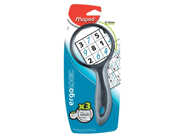 Loep Maped Ergologic 3x vergroting 75mm blister