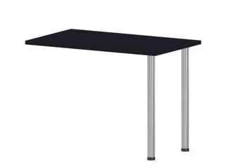 aanbouwtafel,i.h.v.,HxBxD 720-840x1000x600mm,CC-zwart - 1