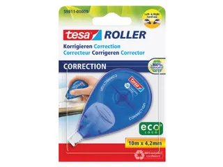 Correctieroller Tesa ecoLogo 4.2mmx10m zijwaarts op blister - 1