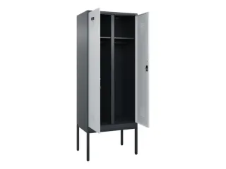 locker voor scheiding van kleding,HxBxD 2120x800x500mm,2vak - 1
