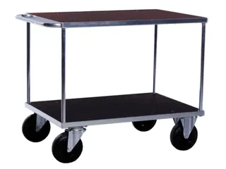 tafelwagen,draagverm. 600kg,2etage(s),laadvl. LxB 1000x700mm,houtetage - 4