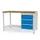 werkbank,HxBxD 859x2000x750mm,multiplexblad,draagverm. 1000kg,4-voeten