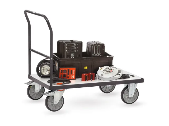 Esd-duwbeugelwagens 9503 600kg Laadvlak 1200x800mm