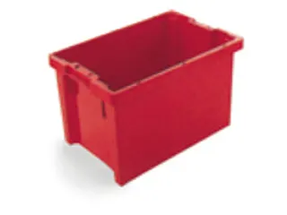 Draaistapelbak Pp Hxlxb 350X600X400Mm 65L Rood - 1
