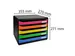 Ladenbox Big-Box Plus Horizontaal A4+ Assorti Kleur 5 laden