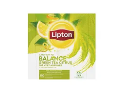 Thee Lipton Balance green tea citrus 100x1.5gr
