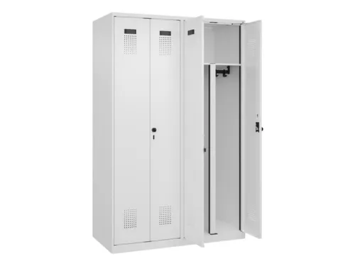 PBM-locker,HxBxD 1850x1200x500mm,4vak,vak B 300mm,draaigrendel