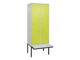 locker voor scheiding van kleding,HxBxD 2120x800x815mm,2vak - 1