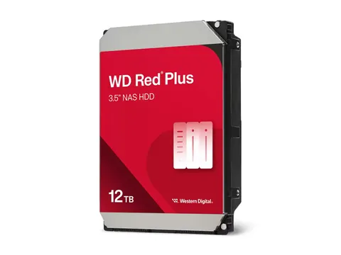 Western Digital Red Plus WD120EFGX interne harde schijf 12TB