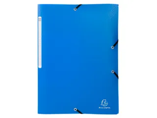 Elastomap A4 3 Kleppen Polypropyleen 5/10de Assorti - 1