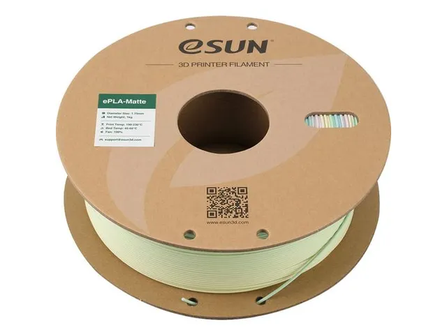 eSUN 3D printer Filament ePLA-Matte 1,75mm Rainbow 1kg