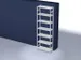 rayonnage modulaire,rayonnage départ,HxlxP 3000x1060x435mm