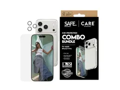 PanzerGlass SAFE. | CARE by 3-in-1 Combo Bundle iPhone 17 Pro, A