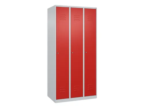 locker voor scheiding van kleding,HxBxD 1850x900x500mm,3vak