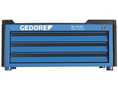 GEDORE 2430 Gereedschapskist met 3laden