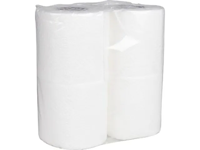 Toiletpapier 2 Laags 200 Vel Pak Van 48 Rol Wit