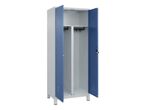 PBM-locker,HxBxD 1950x800x500mm,2vak,vak B 400mm,draaigrendel