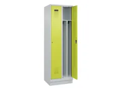 locker voor scheiding van kleding,HxBxD 1950x600x500mm,2vak