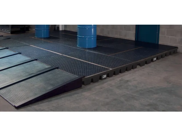 opvangbakverbinder,v. opvangbak,BxD 40x1500mm,kunststof