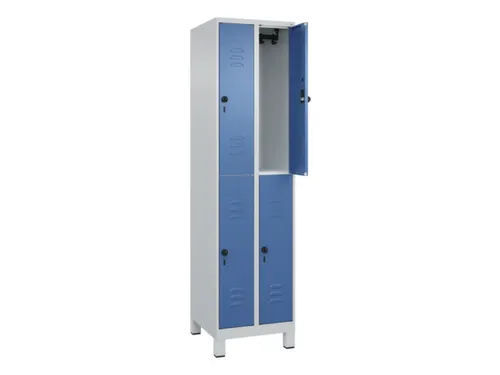dubbeldekse locker,HxBxD 1950x500x500mm,2x2vak.,vak B 250mm