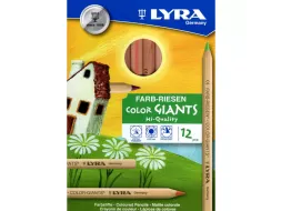 Kleurpotlood LYRA Color Giants Nature set à 12 kleuren