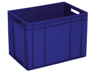 Euronorm Stapelkrat Pe 410x600x400mm 83liter Blauw - 1