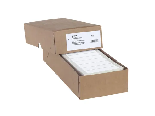 Etiket Herma 8210 88.9x23mm Pinfeed 1-baans Wit 6000 stuks