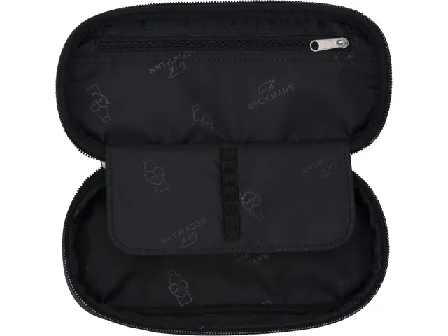 Trousse crayons Beckmann ovale vide Magic league noir