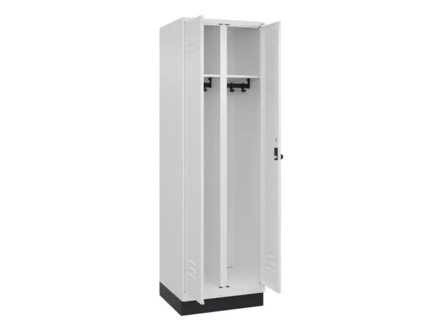 locker voor scheiding van kleding,HxBxD 1950x600x500mm,2vak