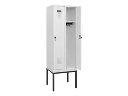 schoollocker,HxBxD 1950x600x500mm,2vak,vak B 300mm,draaigrendel