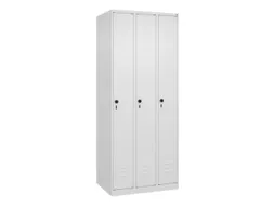 locker,HxBxD 1850x750x500mm,3vak,vak B 250mm,draaigrendel