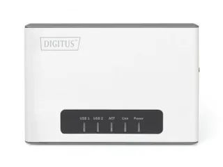 2-poorts USB 2.0 draadloze multifunctionele netwerkserver 300 Mbps - 4