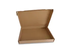 Brievenbusdoos Onbedrukt Bruin Enkelgolf 320x220x30mm 50 Stuks