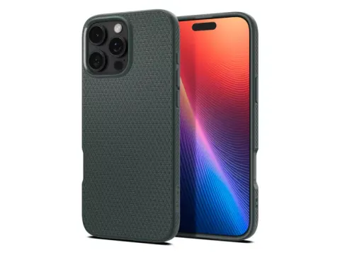 Spigen Liquid Air iPhone 16 Pro hoes groen