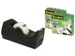 Dévidoir ruban adhesif C38 Noir + 3 rouleaux 19mmx33m